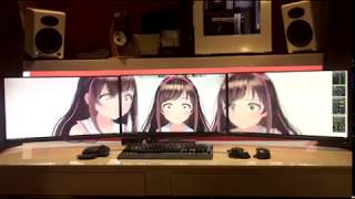 The benefit of having 3 monitors.