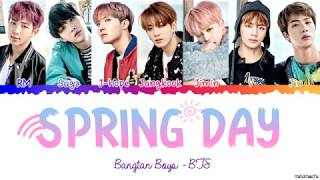 Download BTS (방탄소년단) 'Spring Day' (봄날) 🌸 Lyrics [Color Coded Han_Rom_Eng] mp3