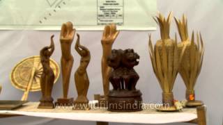 Handicraft works from Tripura state displayed at North East Fest