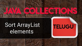 ArrayList with example program || java collection in telugu