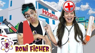 MALU VIROU MÉDICA POR UM DIA!!! AVENTURA COM RONI FICHER!!!