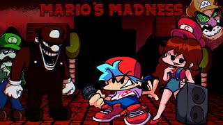 FNF: Mario's Madness / VS MARIO.EXE / VS LUIGI + video-cutscenes █ Friday Night Funkin' – mods █