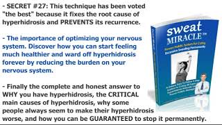 Stop Excessive Sweating - Sweat Miracle™ E-book