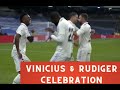 Vinicius Junior and Rudiger Dance Celebration after goal