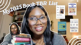 25 (ish) books to read in 2025 📚 MY 2025 TBR