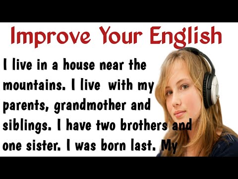 My Wonderful Family | Improve Your English | English Speaking Practice ...