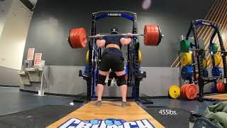 Squat - 455lb. single