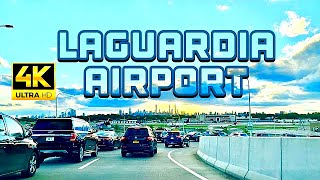 Driving Tour 4k through Manhattan \u0026 LaGuardia Airport LGA✈️