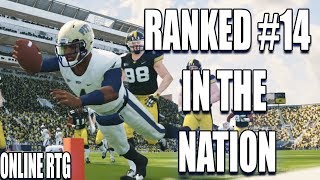 RANKED #14!!! ONLINE ROAD TO GLORY/ ONLINE DYNASTY - NCAA FOOTBALL 14