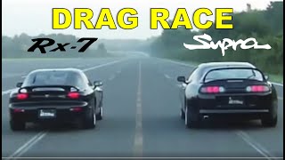 Drag Race #20 | Toyota Supra RZ vs Mazda RX-7 RZ