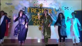 model degree College deogarh #welcome program senior /#girls#video #viral #video #trending #welcome