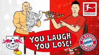 You Laugh, You Lose Challenge I RB Leipzig vs FC Bayern München I Powered by 442oons