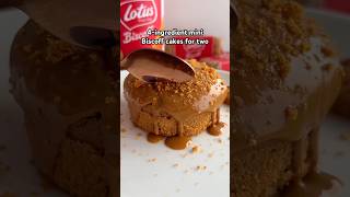 4-ingredient mini Biscoff cakes