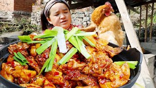 Have chili chicken and rice noodles today, so satisfying