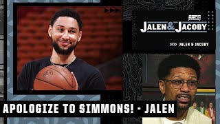 'A lot of people owe Ben Simmons apologies' - Jalen reacts to the back surgery news | Jalen & Jacoby
