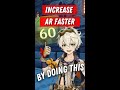 How to Increase Your AR Faster I Genshin Impact #Shorts