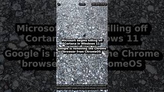 #microsoft begins killing #cortana in #win11. #google is removing the #chromebrowser from #chromeos