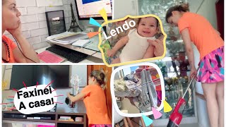 VLOG ARRUMEI A CASA, LAVEI ROUPA, LENDO COM BEBE, FACULDADE | PALOMA SOARES