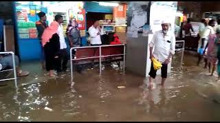 porumamilla bus stand by full of water 💦🌧️🌧️🌦️☔☔☔☔