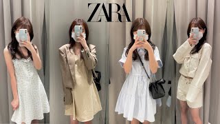 ZARA 2021 봄신상 입어보기🌼/자라룩북/봄자켓코디/자라신상하울/zara spring haul | rosynozy지현