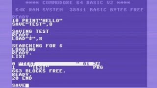 Safely Save and Replace Files On C64 Disk 1541