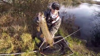 Sam Edmonds Lure Fishing for Pike on Gravel Pits