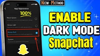 Enable Dark Mode On Snapchat In 2024 Step By Step Tutorial