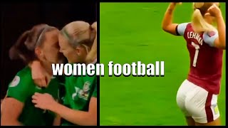 Kissed right in the game!? | Women moments in football