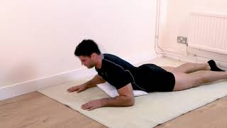 Spine extension exercise stretches (105)