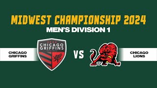 Midwest Rugby D1: Chicago Lions vs Chicago Griffins