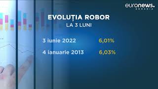 Nou record pentru indicele ROBOR la ​​3 luni. A depășit pragul psihologic de 6% pe an