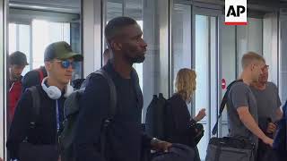 Germany's footballers leave Moscow after World Cup elimination