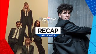 Eurovision 2021: Recap of All Songs