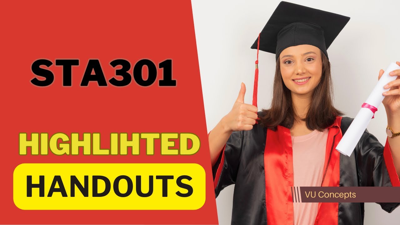 Sta301 Highlighted Handouts Preview Youtube
