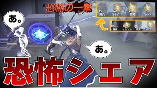 【第五人格】隠者戦の恐怖の一撃が本当に恐怖過ぎて試合がぶっ壊れるｗｗｗ【IdentityV】