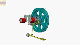 Mechanism 18 | Pin clutch - solidworks tutorial