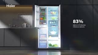 India's First 3-Door Convertible Side-by-Side Refrigerator | Haier