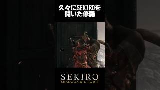 久々にSEKIROを開いた修羅#sekiro #隻狼 #shorts