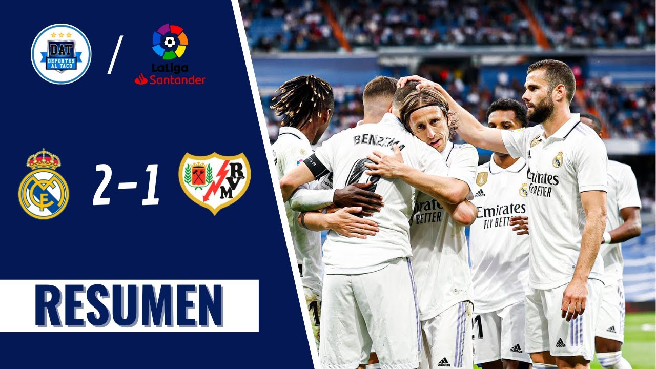 El REAL MADRID Logró Una GRAN VICTORIA Ante El RAYO VALLECANO Y Quedó ...