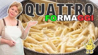 🥣 Paste Quattro Formaggi Gata în 10 Minute 🍝 – Rețeta Simplă cu Brânzeturi Mixte 🧀