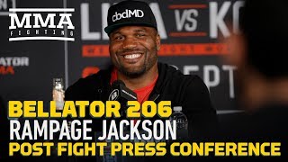 Bellator 206: 'Drunk' Rampage Jackson Talks Wanderlei Silva Win, 50 Cent, Strippers, More