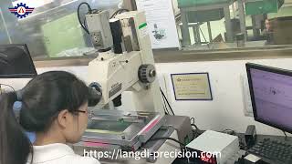 Precision Parts Measuring and Inspecting by Nikon Microscope - langdi Precision