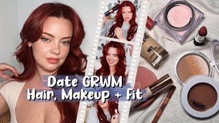 First Date GRWM! Hair, Makeup + Outfit | Julia Adams