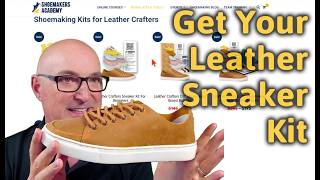How to Make Leather Sneakers at Home | Beginner Shoemaking Kit Tutorial