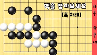 [하루한문제#57] 백을 잡아보세요 (고급 수상전)