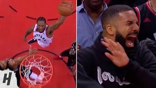Kawhi Leonard CRAZY Dunk On Giannis, Drake HILARIOUS Reaction - Game 6 | May 25, 2019 NBA Playoffs!