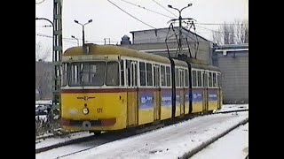 1996.01.26. Miskolc MVK kocsiszín FVV és Tatra villamosok \u0026 Ikarus buszok (Nagy Zsolt Levente)