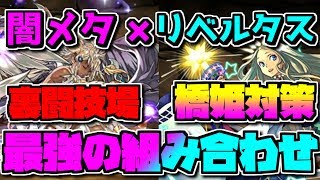 闇メタ×リベルタスが最強×最強 絶対に作ろう！完璧な無課金キャラ 試運転【パズドラ】