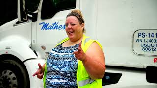 Women in Trucking, Alli Brooks with Matheson Trucking inc.