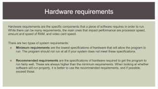 12 SDD - Implementation - L12 Hardware for Implementation